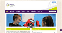 Desktop Screenshot of belmontschool.org.uk