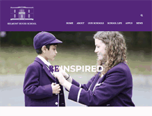 Tablet Screenshot of belmontschool.co.uk
